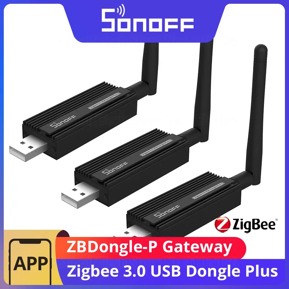 Passerelle Zigbee SONOFF 3.0 ZBDongle-P, clé USB compatible Matter