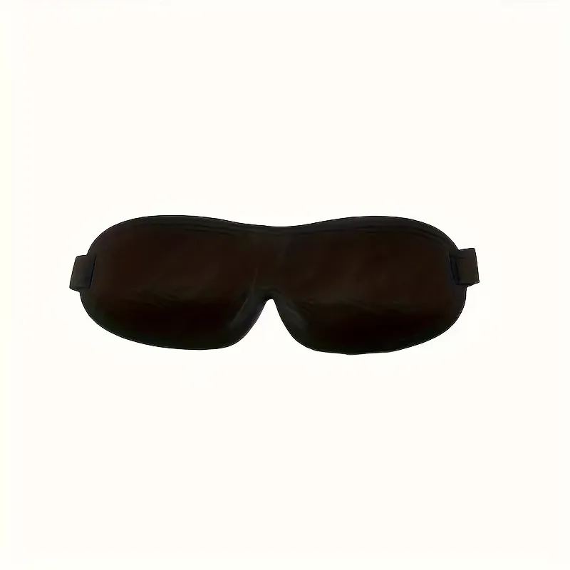 Masque de sommeil unisexe 3D bloquant la lumière en polyester confortable, idéal pour les dormeurs sur le dos et sur le côté 5