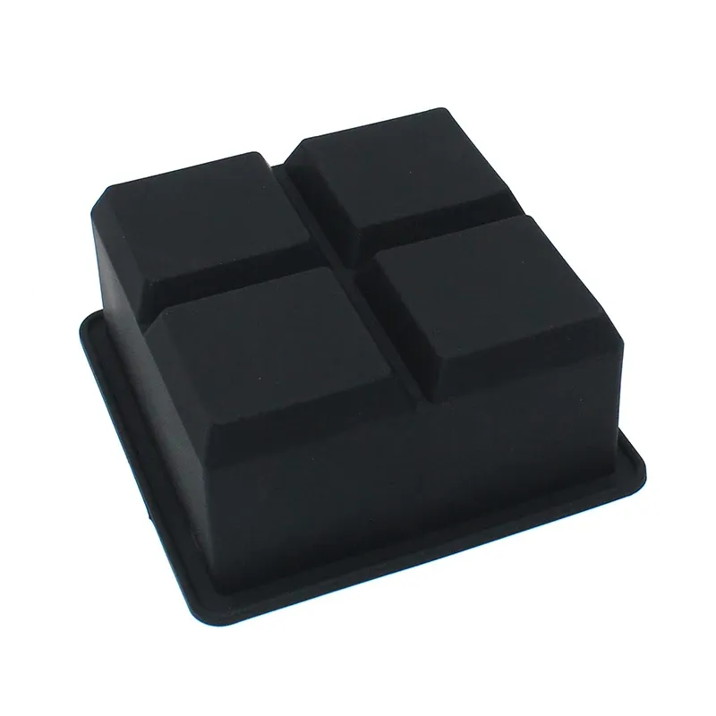 Moule à glaçons en silicone carré et rond, grande boule, 4 et 6 cavités, pour congélateur, idéal pour boissons 7