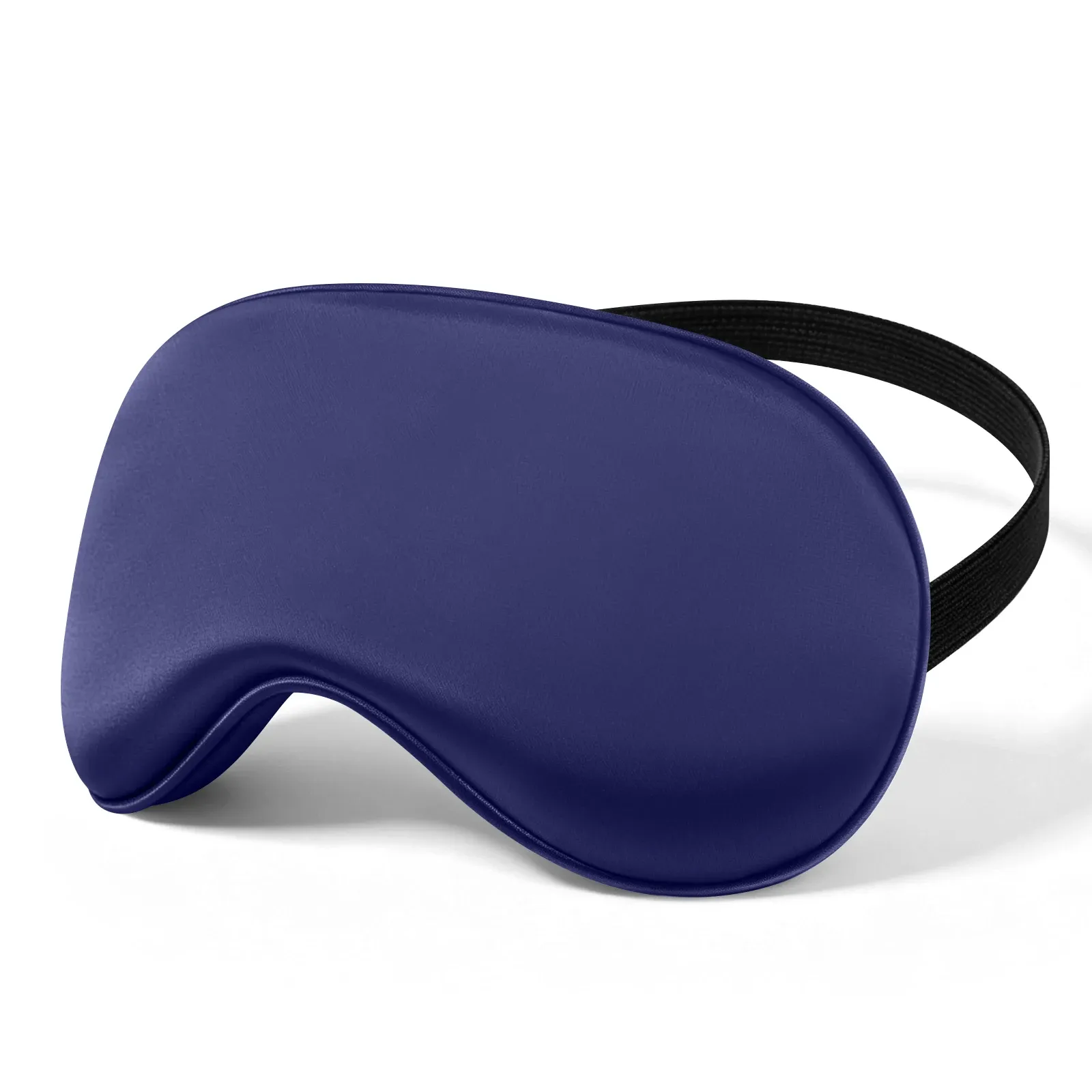 Masque de sommeil en soie synthétique réglable, respirant et occultant 10