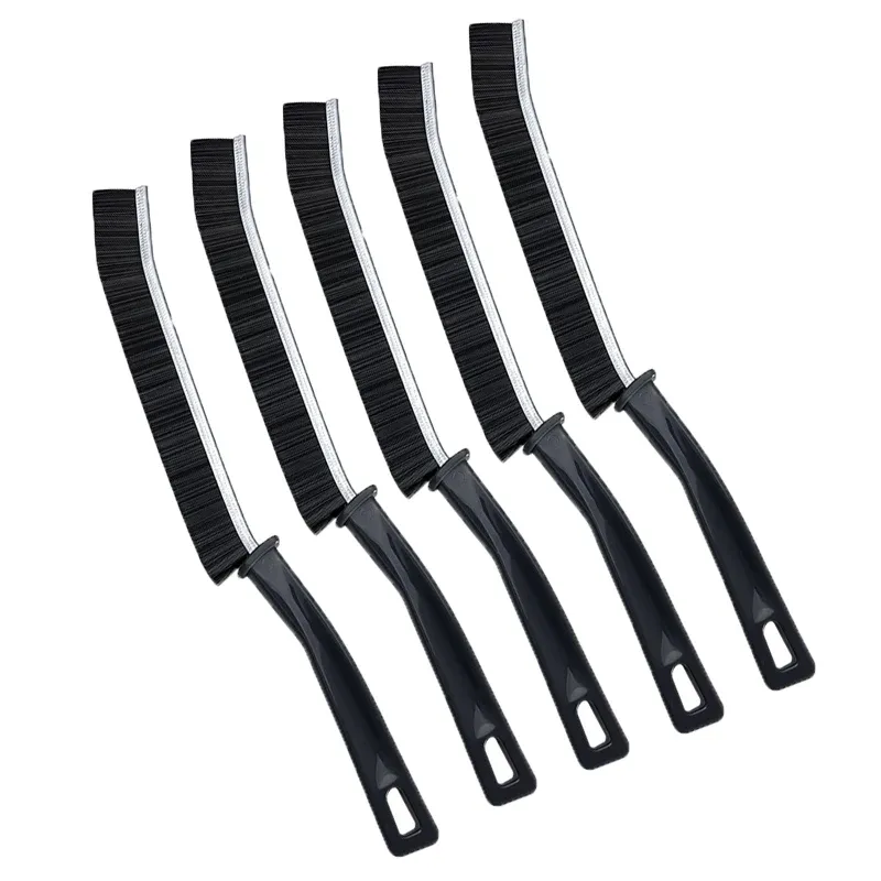 5 brosses de nettoyage pour espaces restreints, brosses à poils durs pour les interstices, brosses à poils rigides pour le nettoyage des carrelages, de la salle de bain, de la cuisine et des toilettes 7