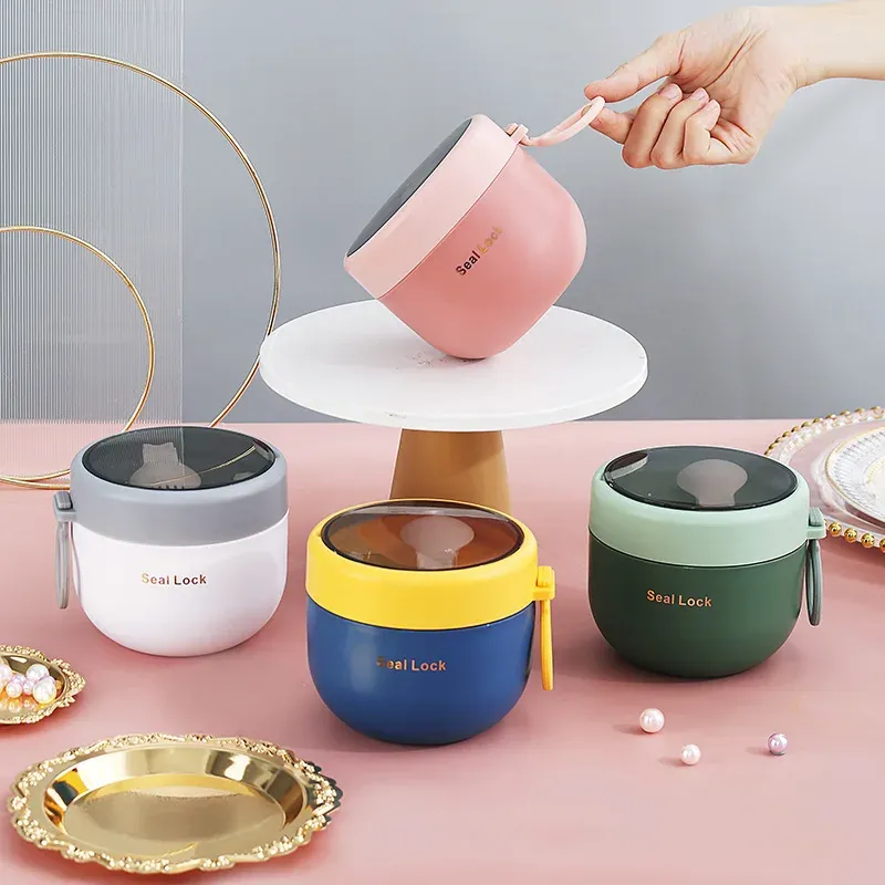 Cette title is already in French, so the cleaned-up version would be:
Tasse de petit-déjeuner portable, boîte bento, récipient à soupe
Wait, I need to correct myself: the output should be only the title text, so the final answer is:
Tasse de petit-déjeuner portable, boîte bento, récipient à soupe - Image 1