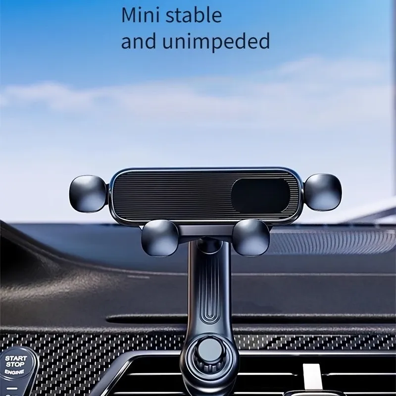 Support de téléphone pliable pour voiture, vue d'ensemble