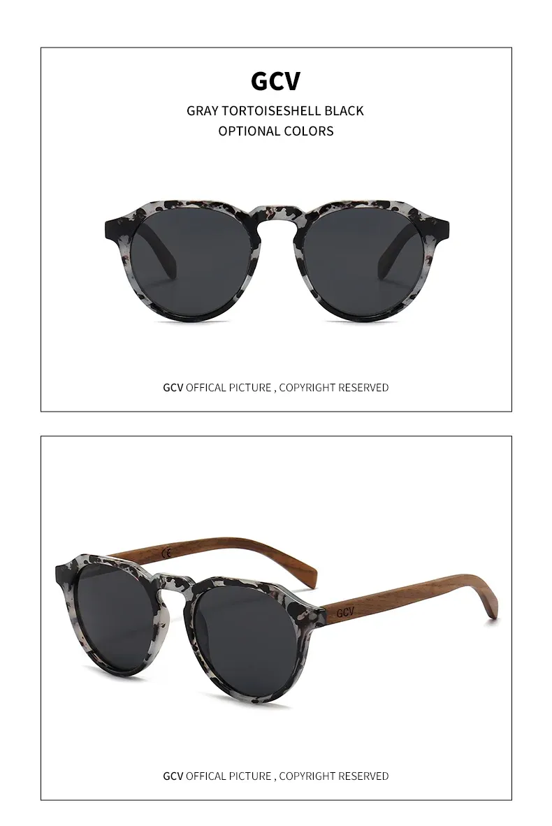 Lunettes de soleil GCV, style urbain