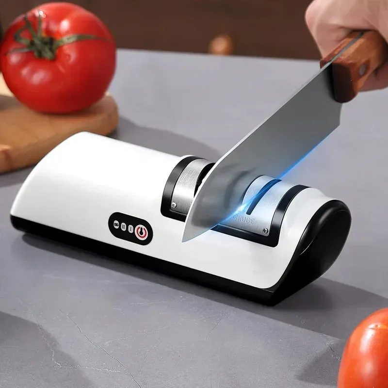 Affûteur électrique professionnel automatique multifonction à 4 vitesses pour couteaux de cuisine - Image 1