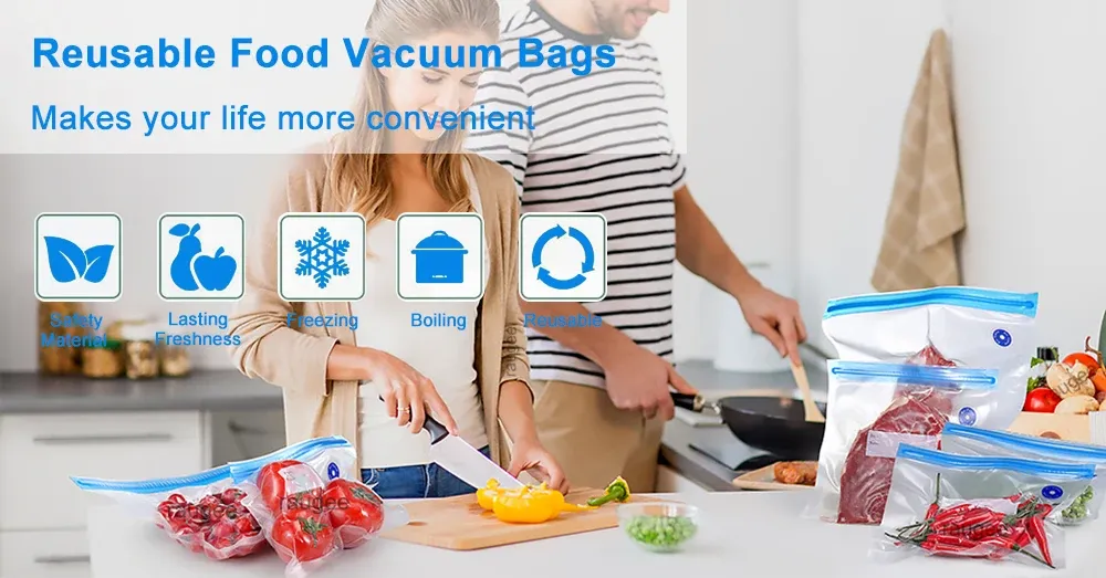 Sacs de mise sous vide pour aliments, vue d’ensemble