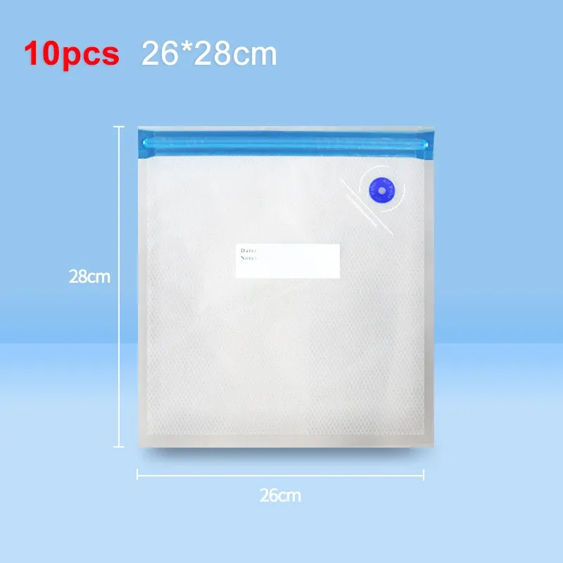 Sacs de mise sous vide réutilisables pour aliments, sans BPA, lot de 10 ou 30 9