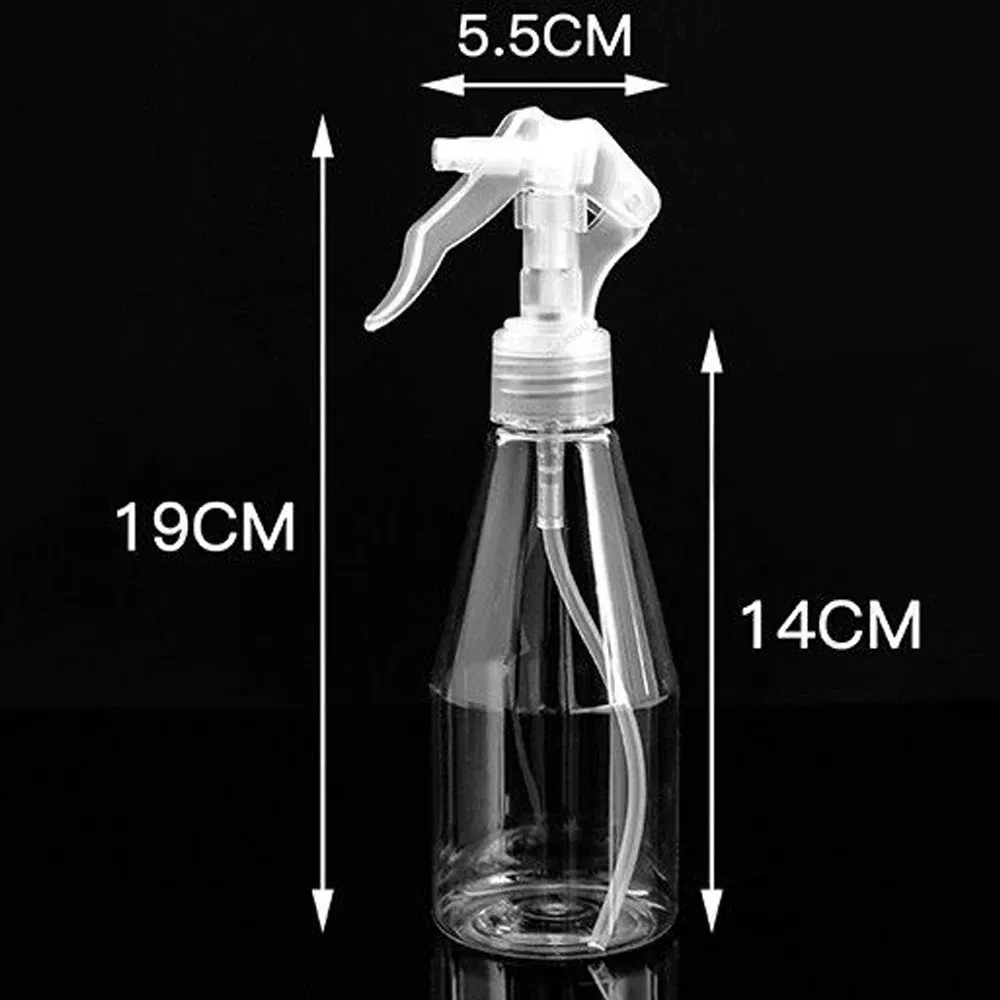 Bouteille vaporisateur à gâchette 200 ml, lot de 1 à 9 pièces, en plastique 2