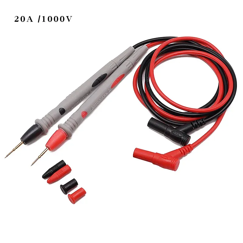 Fils de test pour multimètre numérique, pointe aiguille, 20 A / 1000 V 9