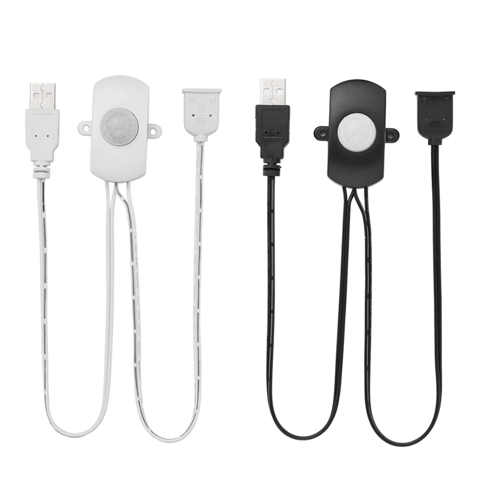 Mini capteur de mouvement PIR 2 A 5-24 V avec interface USB pour bande LED, interrupteur automatique, éclairage économe en énergie - Image 1