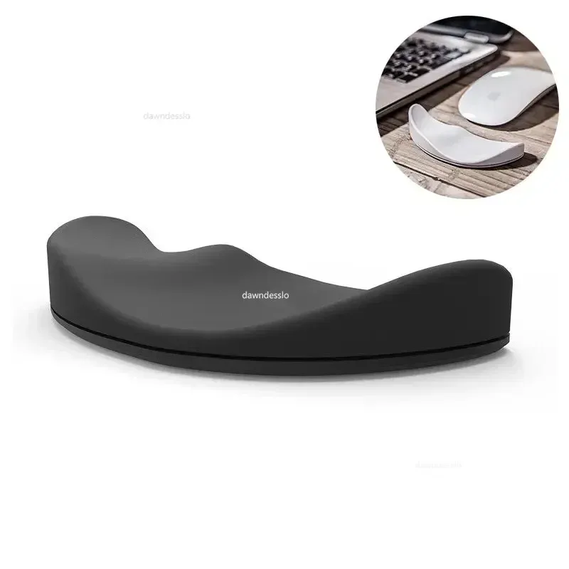 Tapis de souris ergonomique en gel de silicone avec repose-poignet antidérapant
