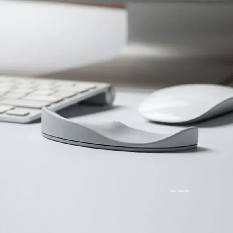 Tapis de souris ergonomique en gel de silicone avec repose-poignet antidérapant 4