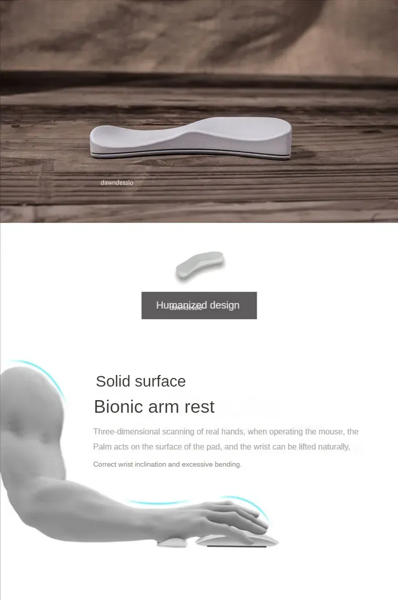 Tapis de souris ergonomique en gel de silicone, utilisation quotidienne