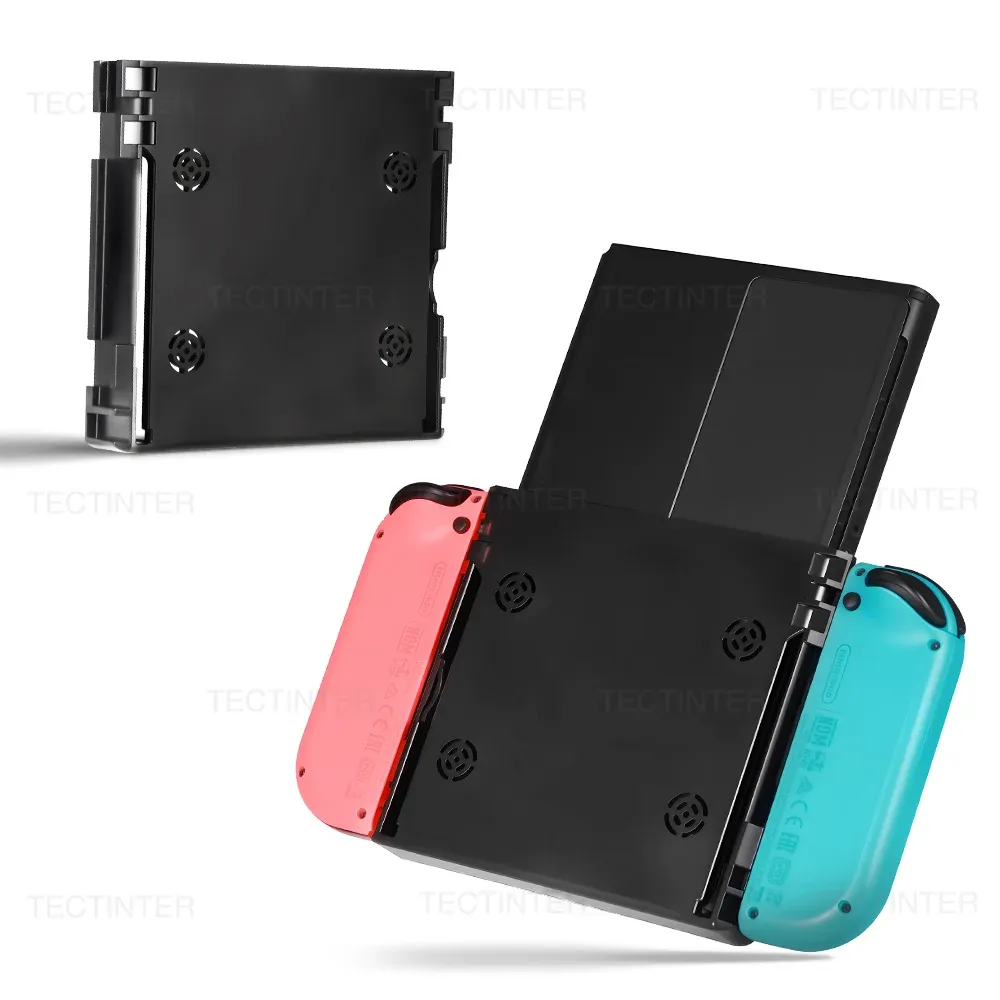Support vertical et poignée avec rabat pour Nintendo Switch 1 et OLED 2