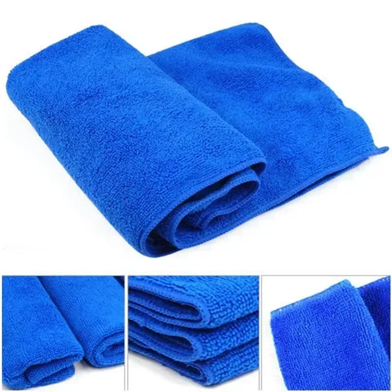 Serviettes en microfibre pour lavage de voiture et polissage, lot de 1 à 20 pièces 5