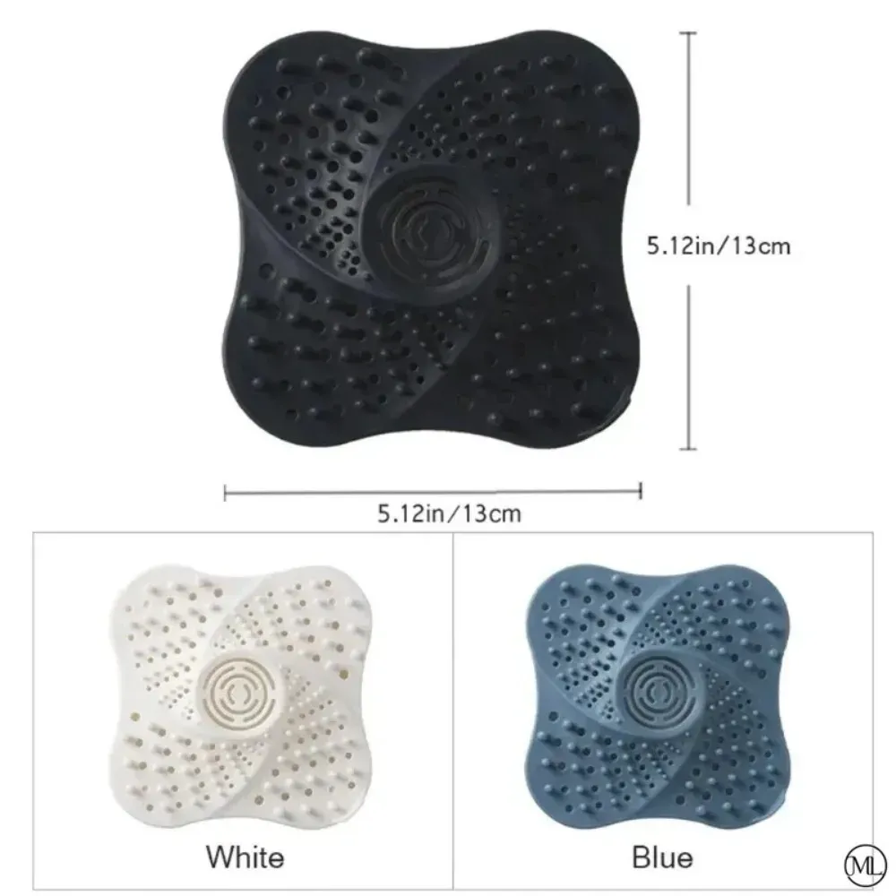 Filtre attrape-cheveux en maille pour lavabo, baignoire et évier 6