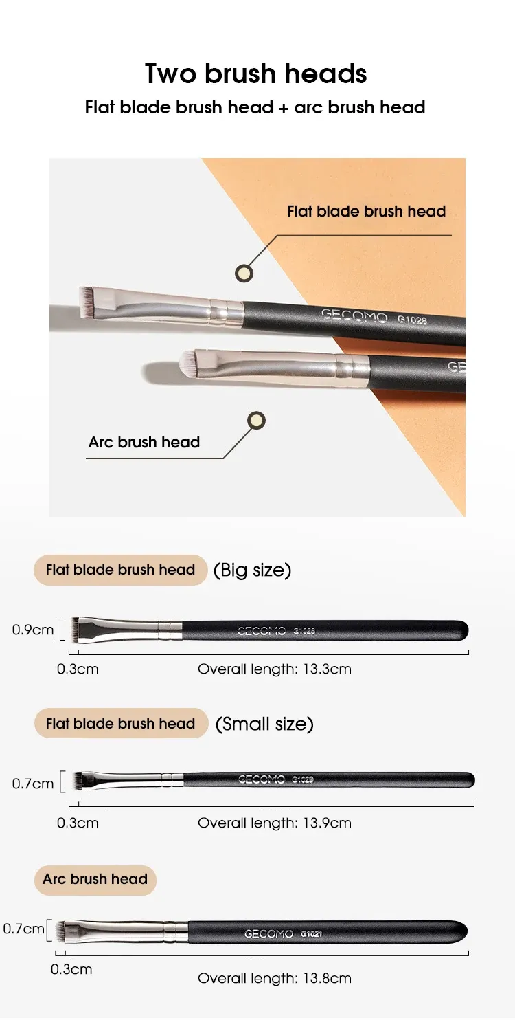 Détail de la brosse à eyeliner