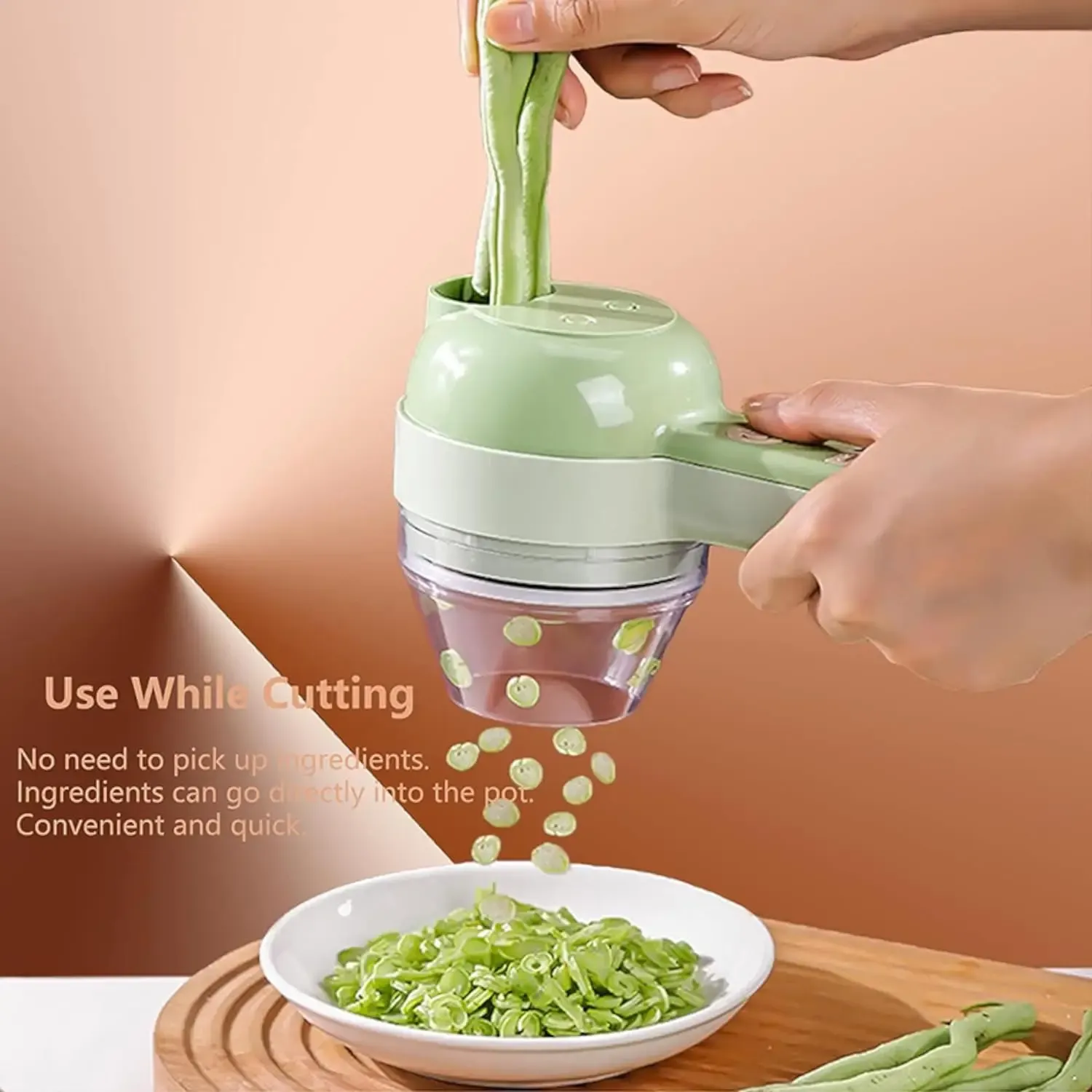 Ensemble de coupe-légumes électrique 5 en 1, robot culinaire et hachoir portable, rechargeable et sans fil pour poivrons, ail et viande