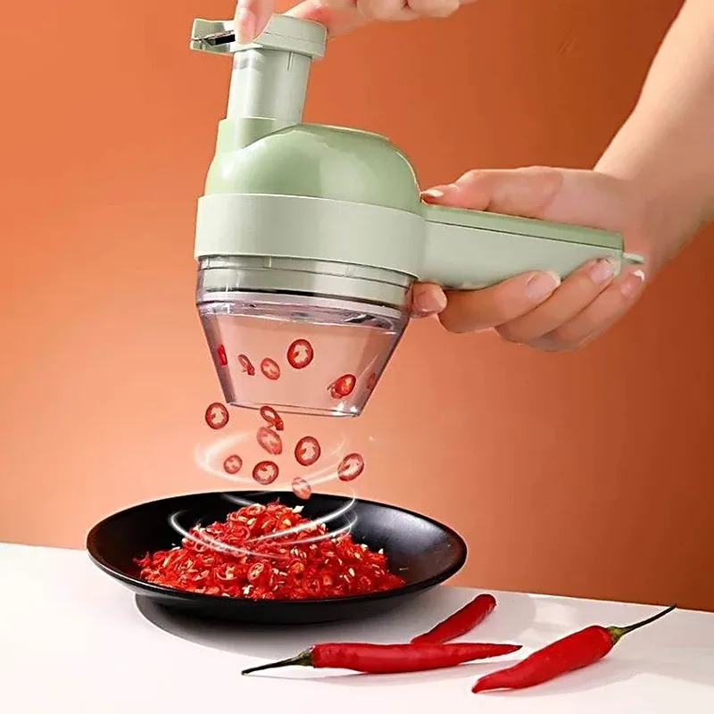 Ensemble de coupe-légumes électrique 5 en 1 - accessoires