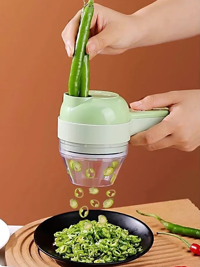 Ensemble de coupe-légumes électrique 5 en 1 - détail