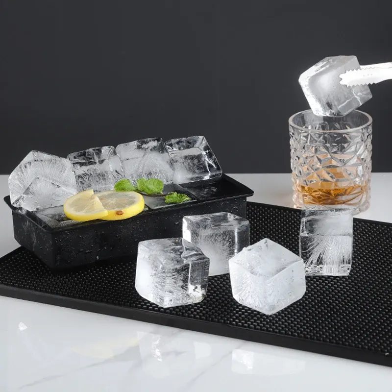 Moule à glaçons en silicone de qualité alimentaire, grand format, 4, 6, 8 ou 15 cavités 2