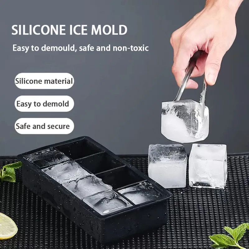 Moule à glaçons en silicone, vue de détail