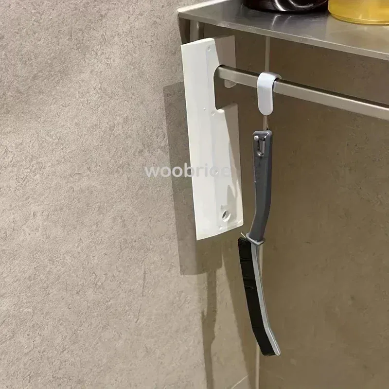 Brosse de nettoyage multifonction pour salle de bains, radiateur et interstices, avec manche long ergonomique 6