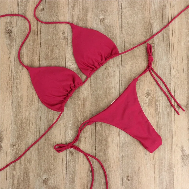Maillot de bain deux pièces femme push-up