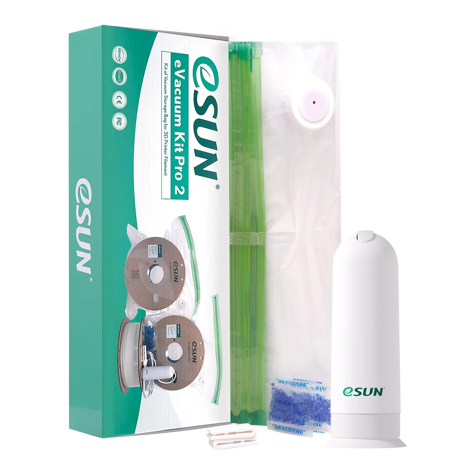 Sacs sous vide eSUN scellés pour bobines de filament