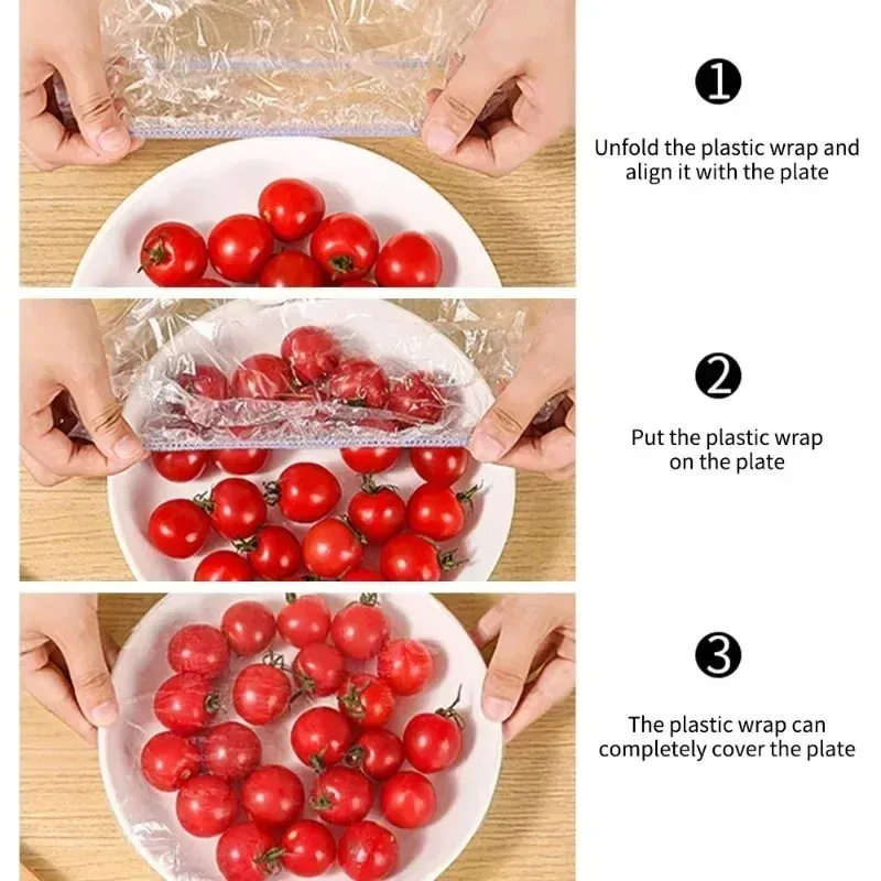 Couvercles alimentaires jetables élastiques en plastique coloré 6