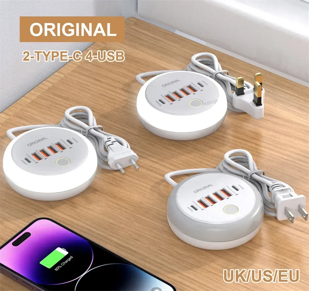Chargeur multiports en situation