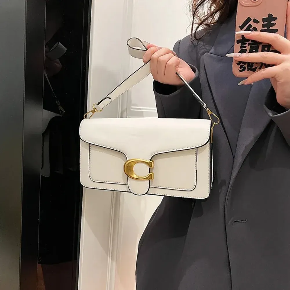 Sac carré uni pour femme à bandoulière multifonctionnel 5