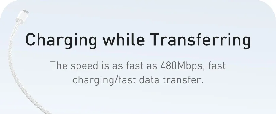 Transfert de données et charge simultanés