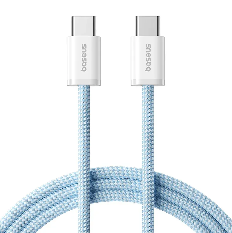 Câble USB-C Baseus 100W pour iPhone 16, 15 Plus, Pro, Pro Max, MacBook Pro et iPad, compatible PD, charge rapide 9