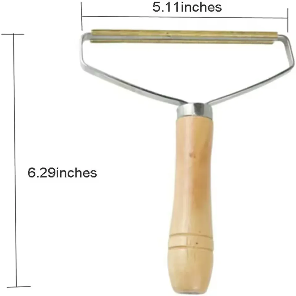 Brosse manuelle portable anti-poils et anti-bouloches pour tapis, laine, manteaux et vêtements 6