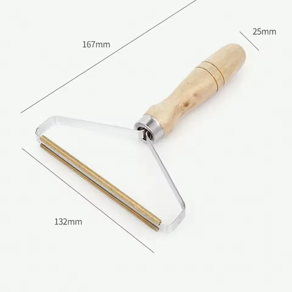 Brosse manuelle portable anti-poils et anti-bouloches pour tapis, laine, manteaux et vêtements 7