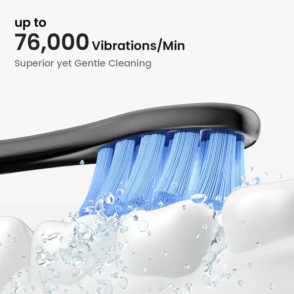 Brosse à dents électrique Oclean pour adultes, autonomie 150 jours, 3 têtes, 5 modes, étanche IPX7 2