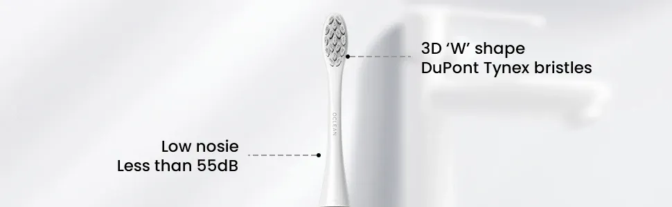 Détail de la brosse à dents électrique Oclean
