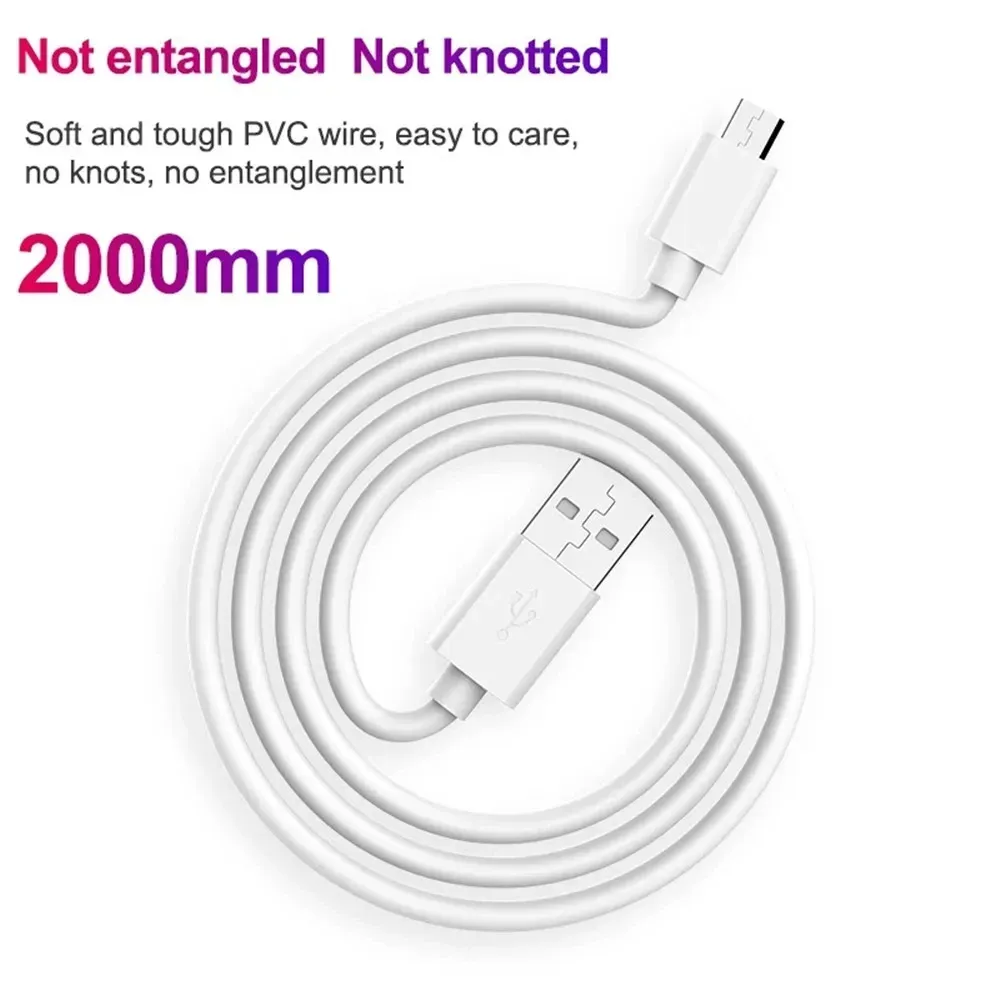 Câble Micro USB 2A à charge rapide pour téléphone portable, compatible Xiaomi, Samsung et Android 3