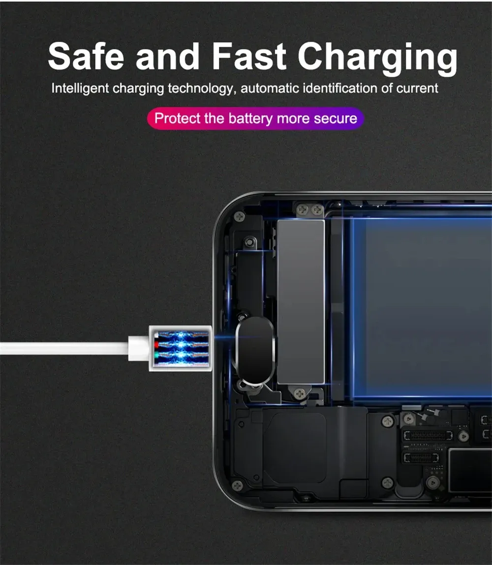 Câble de charge pour téléphone portable