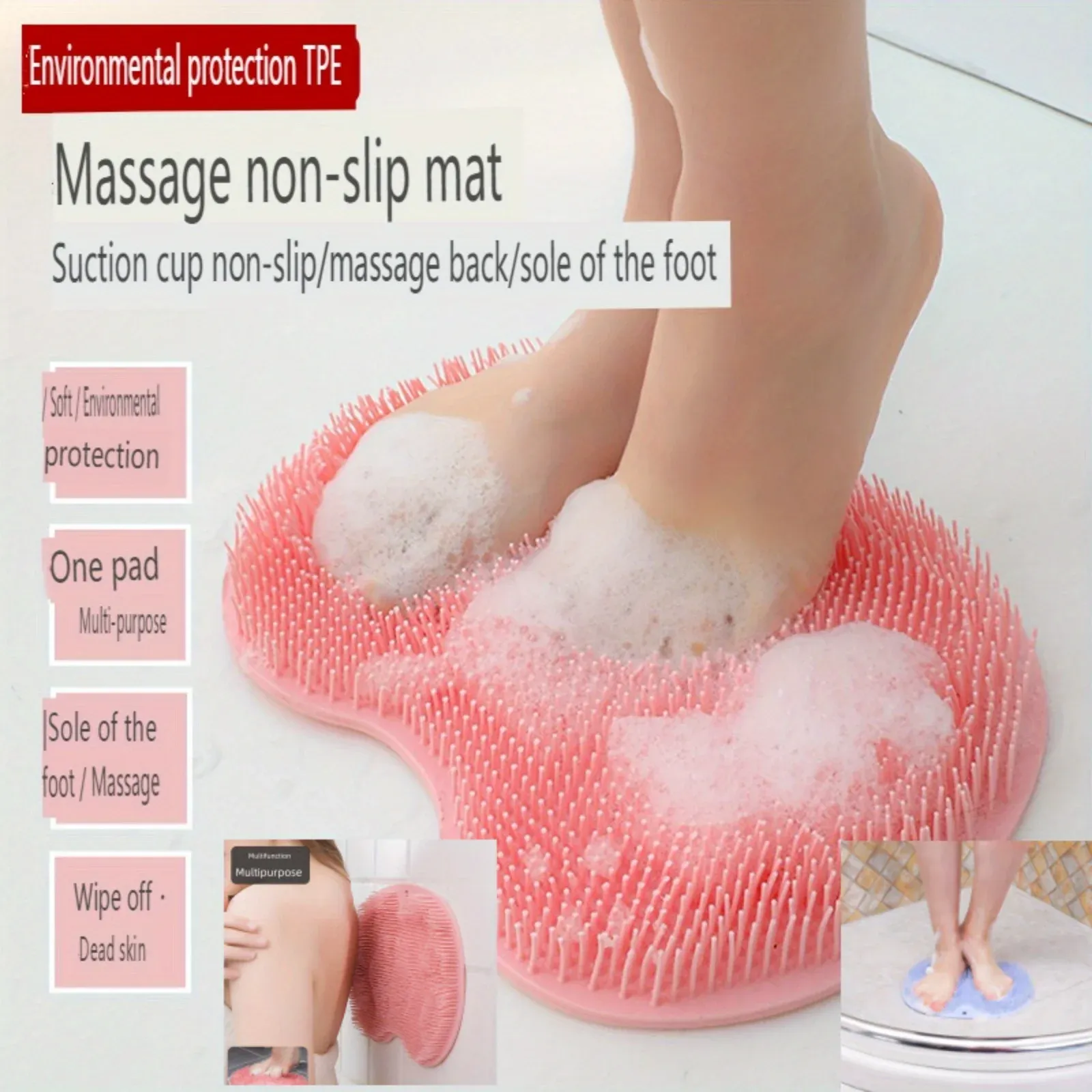 Brosse exfoliante, vue d'ensemble du produit