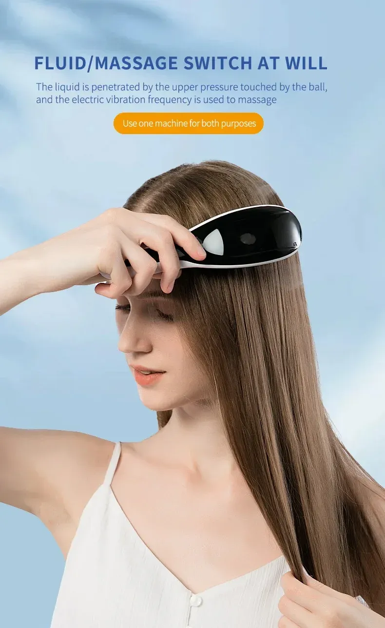 Peigne de massage pour la santé du cuir chevelu