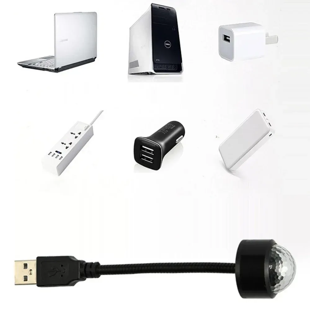 Projecteur LED étoilé galaxie USB réglable pour toit de voiture et plafond de chambre 5