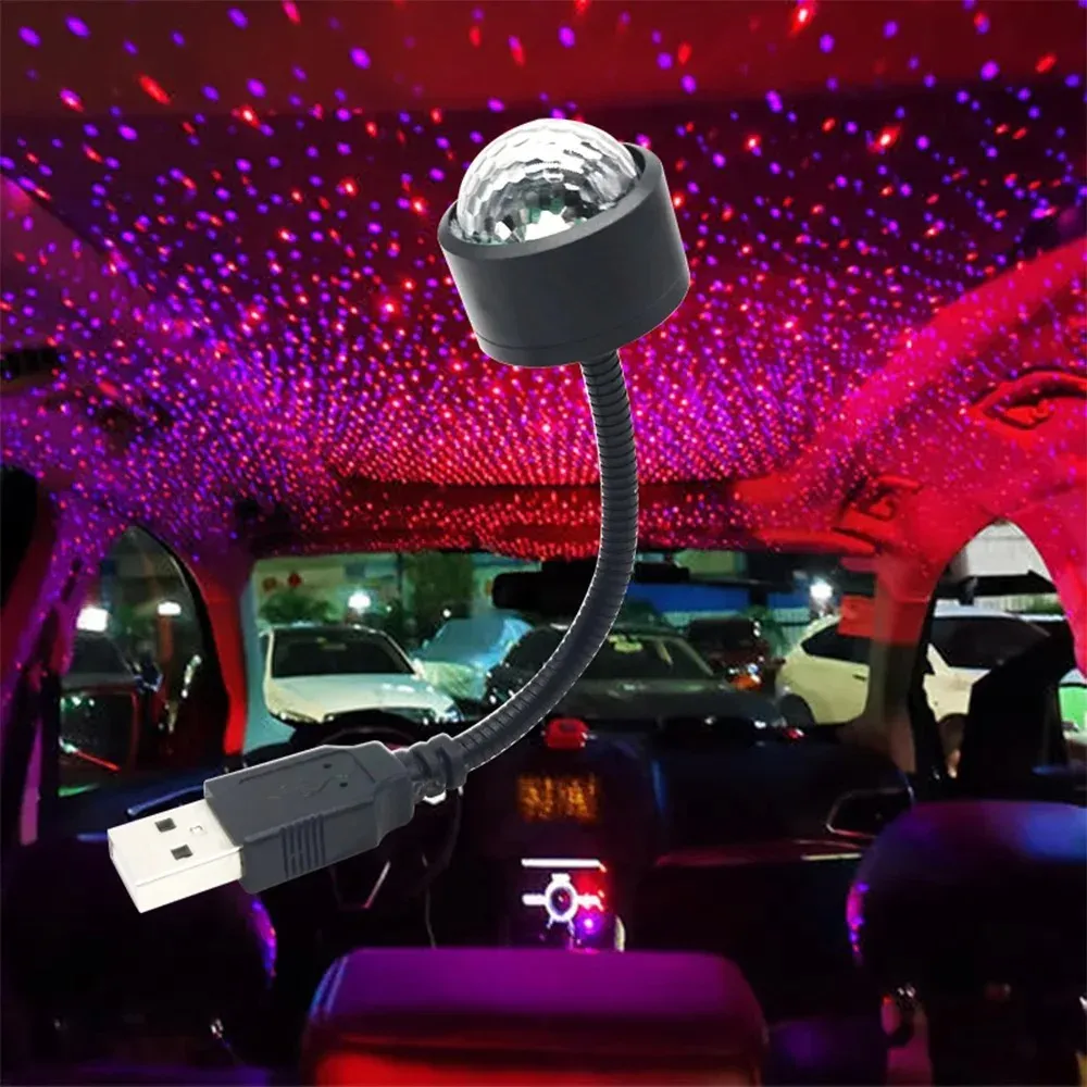 Veilleuse projecteur étoile pour voiture, vue d'ensemble