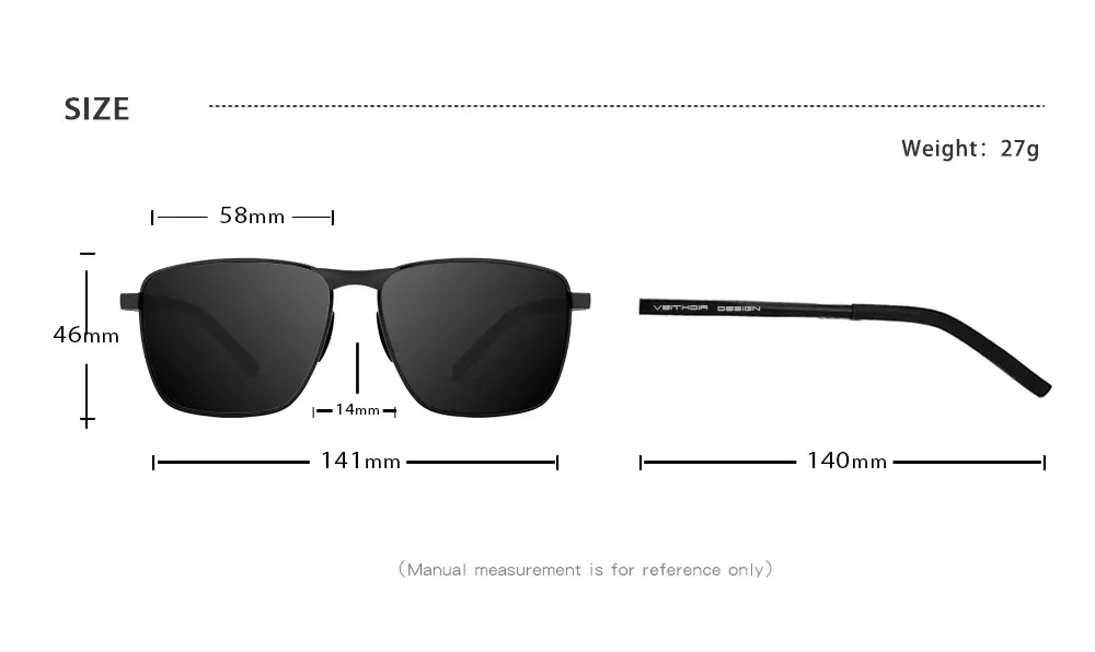 Lunettes de soleil VEITHDIA vue de profil