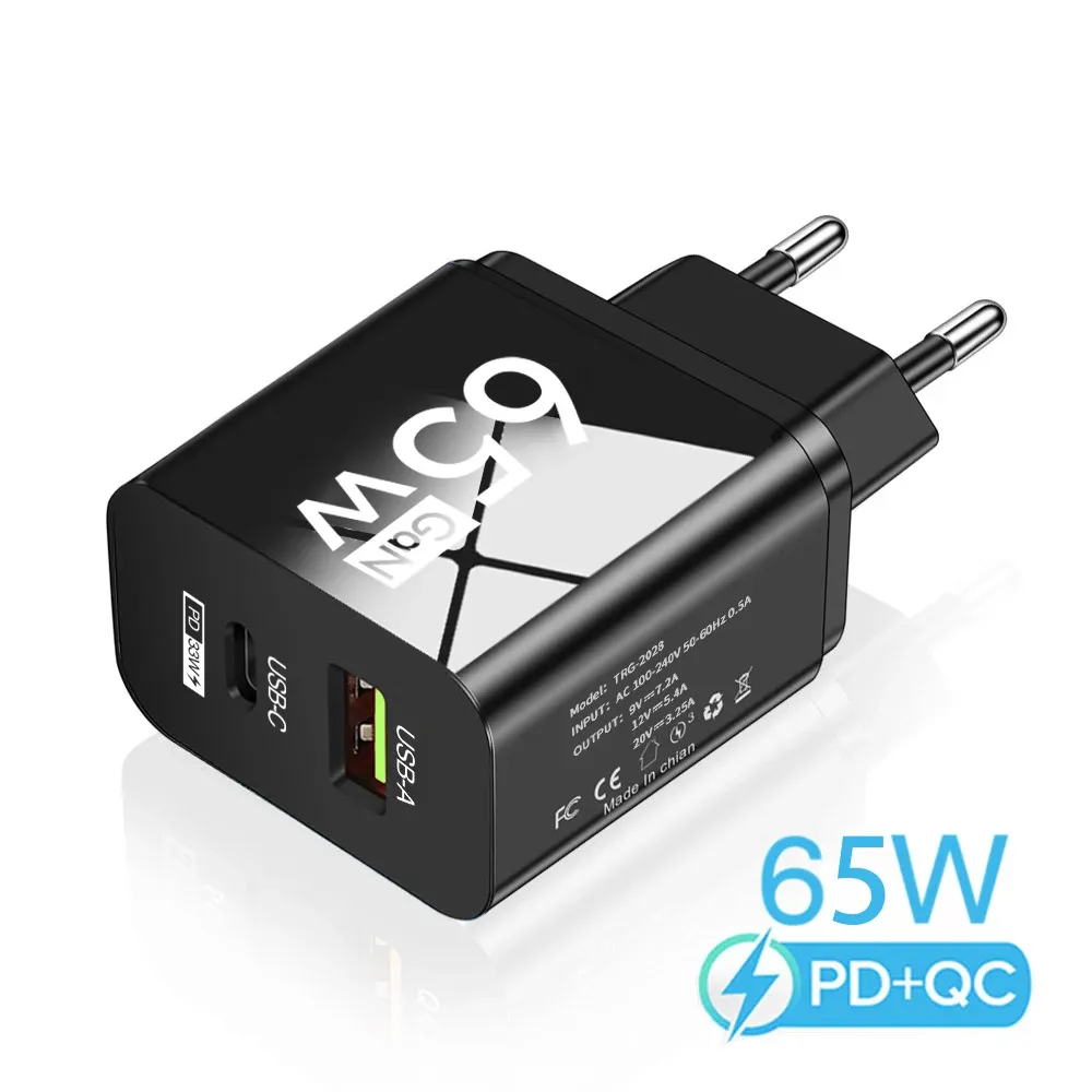 Chargeur USB-C GaN, en situation de voyage