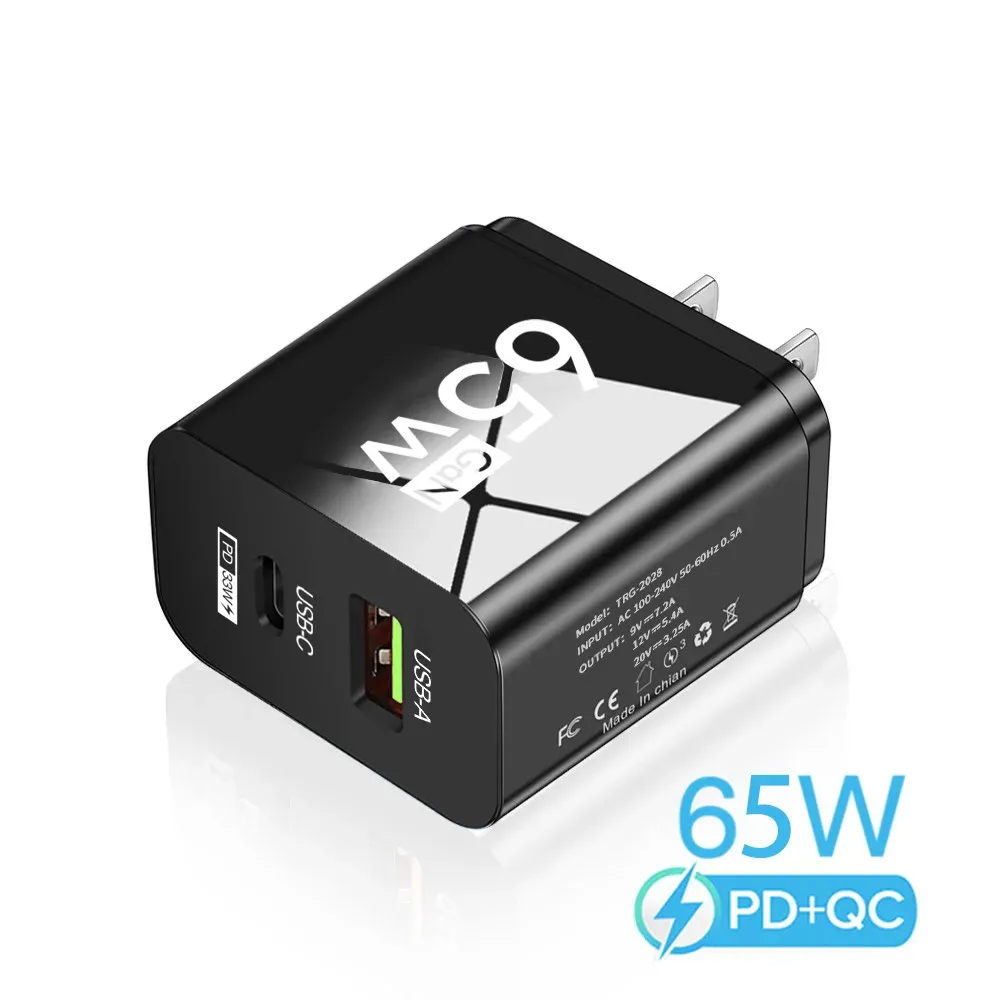 Chargeur USB-C GaN, recharge d'un smartphone