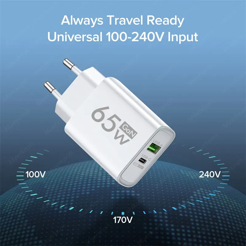 Chargeur USB-C GaN, en situation d'utilisation