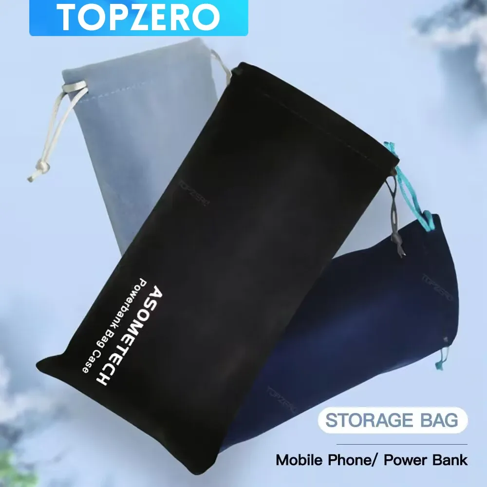 Étui souple de rangement pour batterie externe et téléphone portable, protection et transport en voyage - Image 1