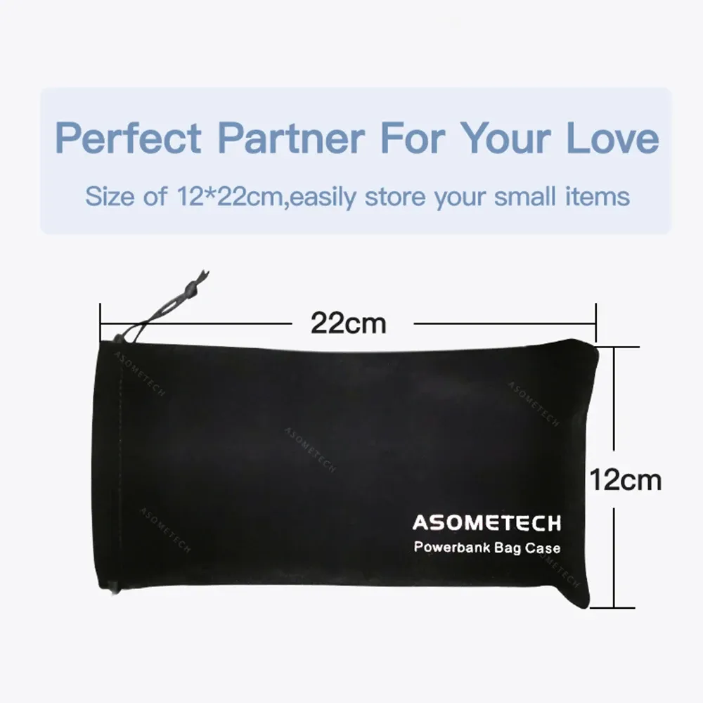 Étui souple de rangement pour batterie externe et téléphone portable, protection et transport en voyage 4
